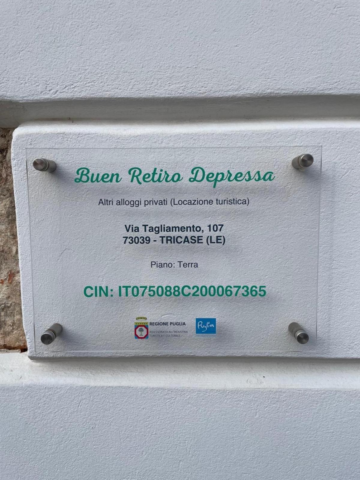 Buen Retiro - Casa Vacanze Depressa Exteriér fotografie